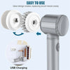 Kabellose Reinigungsbürste — Turbo-Scrubber, Wiederaufladbar