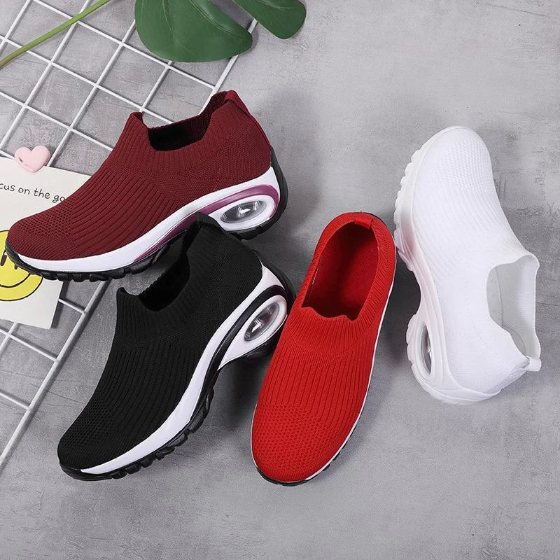 Damen Sneaker — Atmungsaktiv mit Air-Cushion-Sohle