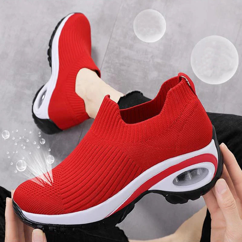 Damen Sneaker — Atmungsaktiv mit Air-Cushion-Sohle