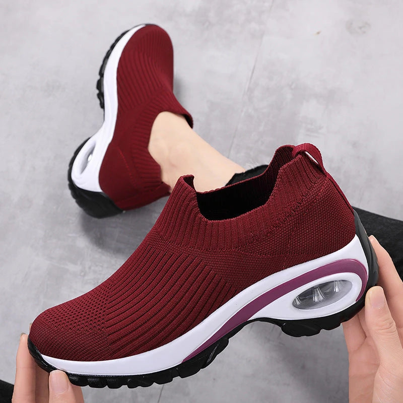 Damen Sneaker — Atmungsaktiv mit Air-Cushion-Sohle