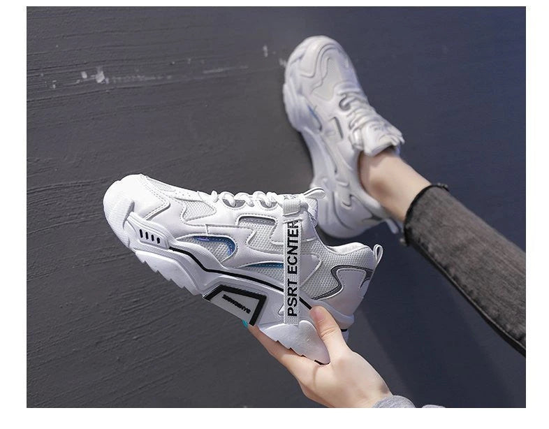 Damen Plateau-Sneaker — Vintage Star, Atmungsaktiv