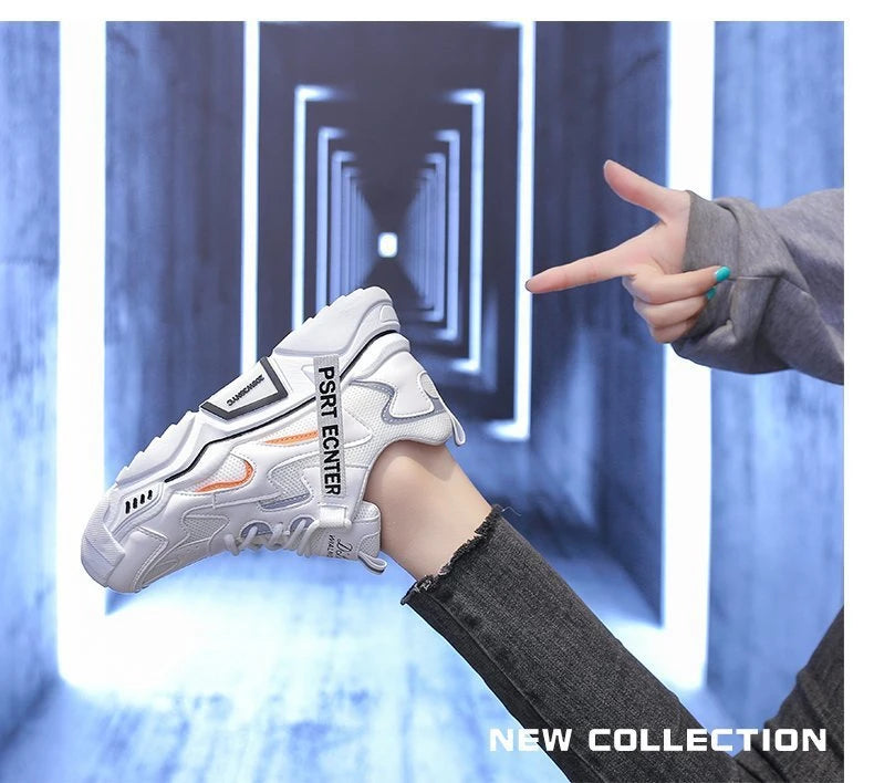 Damen Plateau-Sneaker — Vintage Star, Atmungsaktiv
