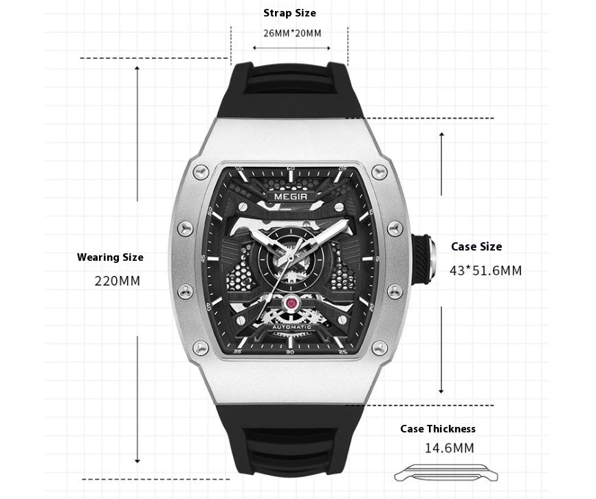 Herren Mechanische Uhr — Business Style