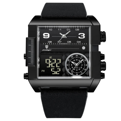 Herren Digital-Analog-Uhr