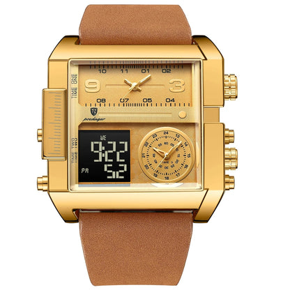 Herren Digital-Analog-Uhr