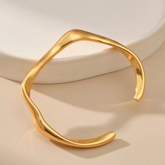 Armband mit Twisted-Wire-Design — 18K Vergoldet