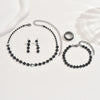 4-teiliges Schmuckset mit Zirkonia — Elegant für besondere Anlässe