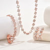 4-teiliges Schmuckset mit Zirkonia — Elegant für besondere Anlässe