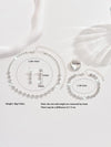 4-teiliges Schmuckset mit Zirkonia — Elegant für besondere Anlässe