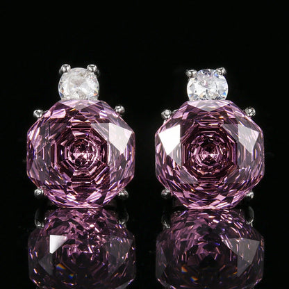 Rosé Schmuckset 3-teilig Blume