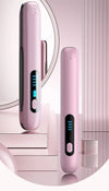 Kabelloser Haarglätter — 2-in-1 Glätten & Locken, USB Wiederaufladbar