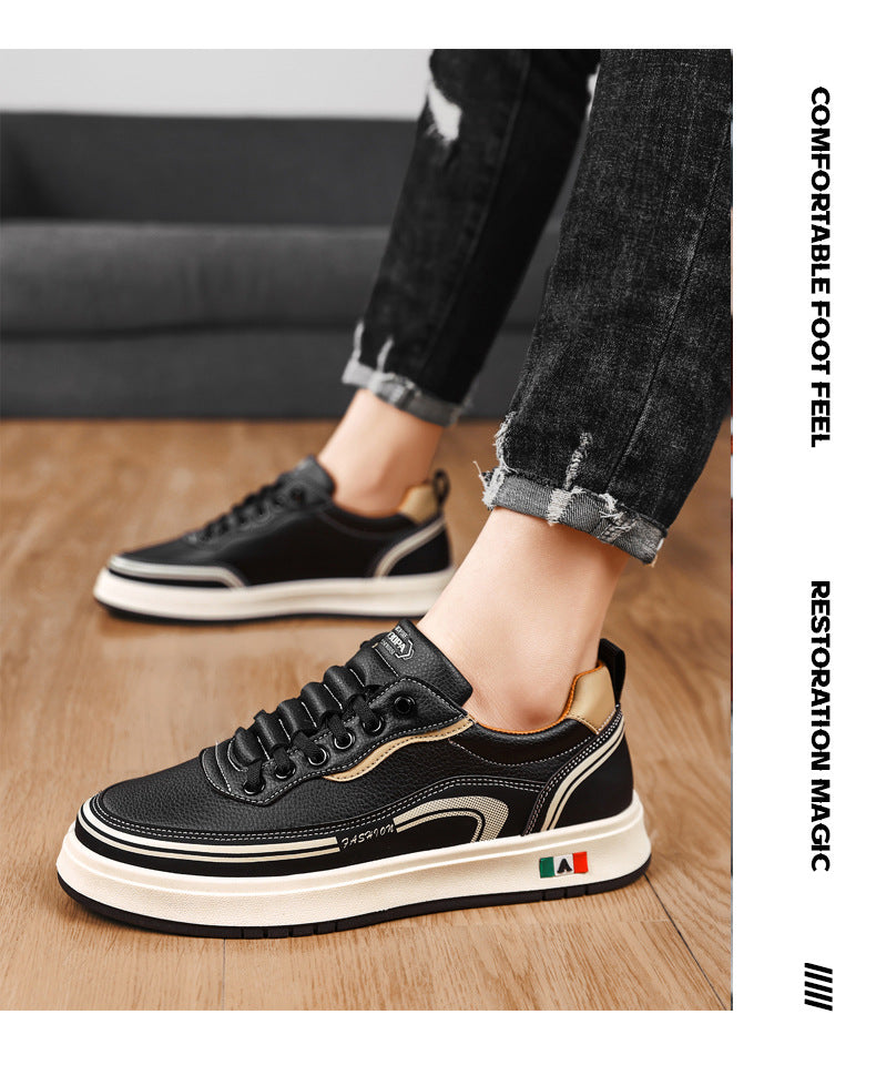 Herren Lederschuhe — Weiche Sohle, Klassisch