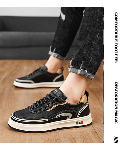 Herren Kunstleder-Schuhe