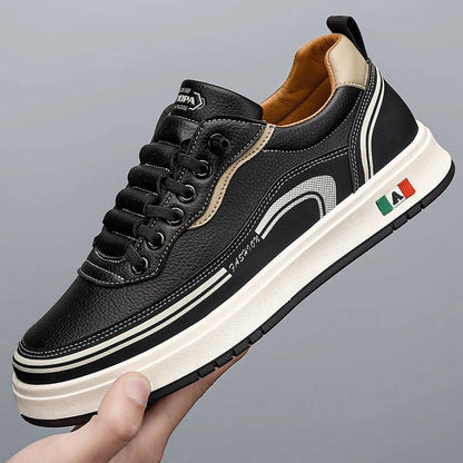 Herren Kunstleder-Schuhe