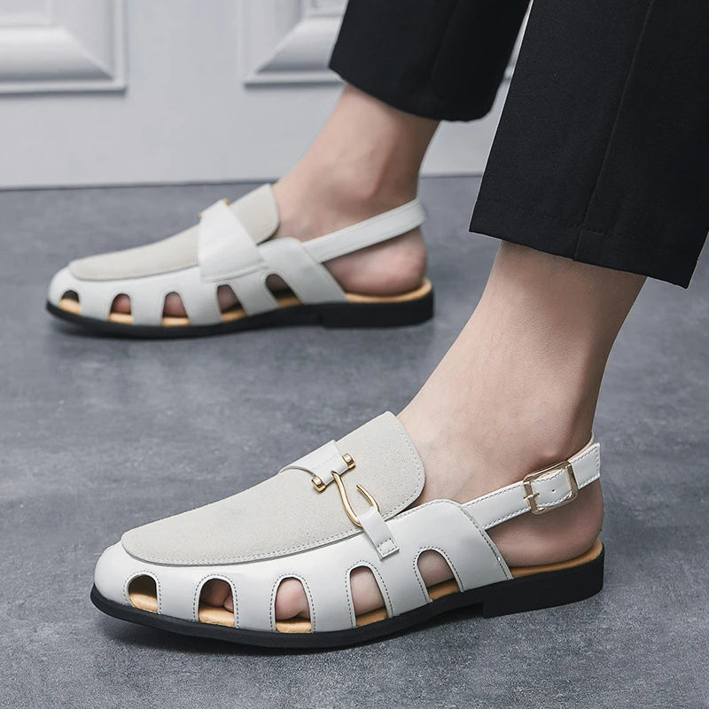 Herren Sandalen — Atmungsaktiv, Retro-Stil
