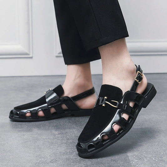 Herren Sandalen — Atmungsaktiv, Retro-Stil