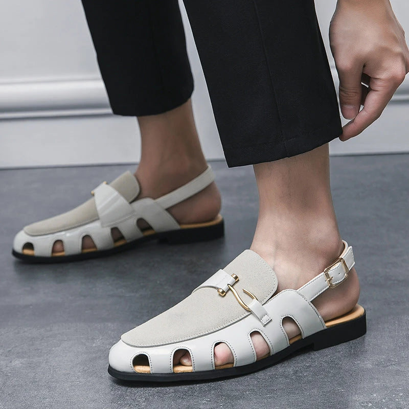 Herren Sandalen — Atmungsaktiv, Retro-Stil