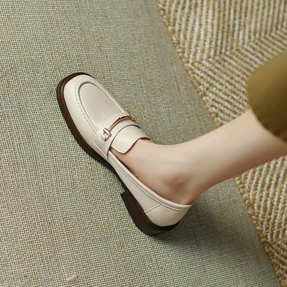 Damen Loafer mit Blockabsatz