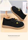 Damen Vintage Flats — Flacher Absatz, Herbst-Design