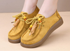 Damen Vintage Flats — Flacher Absatz, Herbst-Design