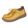 Damen Vintage Flats — Flacher Absatz, Herbst-Design