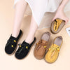 Damen Vintage Flats — Flacher Absatz, Herbst-Design