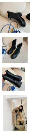 Damen Ankle Boots — Gefüttert, Chunky Sohle