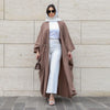 Gestreifte Modische Abaya Strickjacke