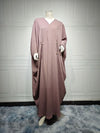 Gestreifte Modische Abaya Strickjacke