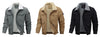 Gefütterte Winter Fleecejacke mit Taschen