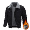 Gefütterte Winter Fleecejacke mit Taschen