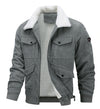 Gefütterte Winter Fleecejacke mit Taschen