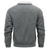 Gefütterte Winter Fleecejacke mit Taschen
