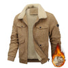 Gefütterte Winter Fleecejacke mit Taschen