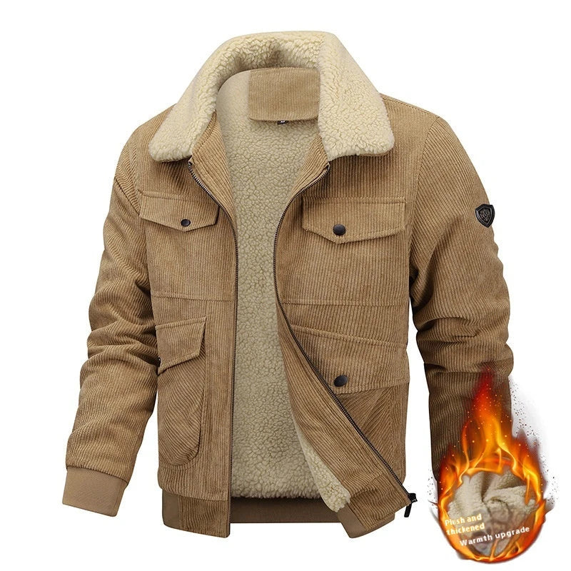 Herren Winter-Fleecejacke