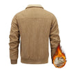 Gefütterte Winter Fleecejacke mit Taschen