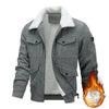 Gefütterte Winter Fleecejacke mit Taschen