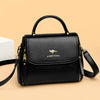 Texturierte Retro Schultertasche