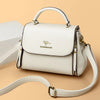 Texturierte Retro Schultertasche