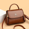 Texturierte Retro Schultertasche