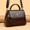 Texturierte Retro Schultertasche