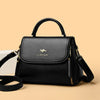 Texturierte Retro Schultertasche