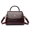 Texturierte Retro Schultertasche