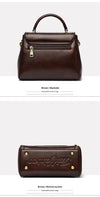 Texturierte Retro Schultertasche