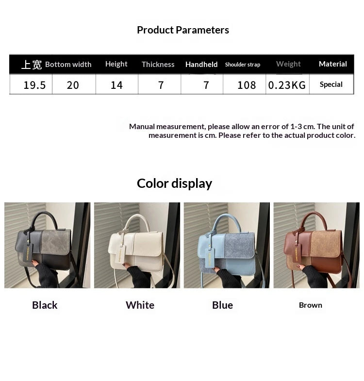 Texturierte Patchwork Tote Bag