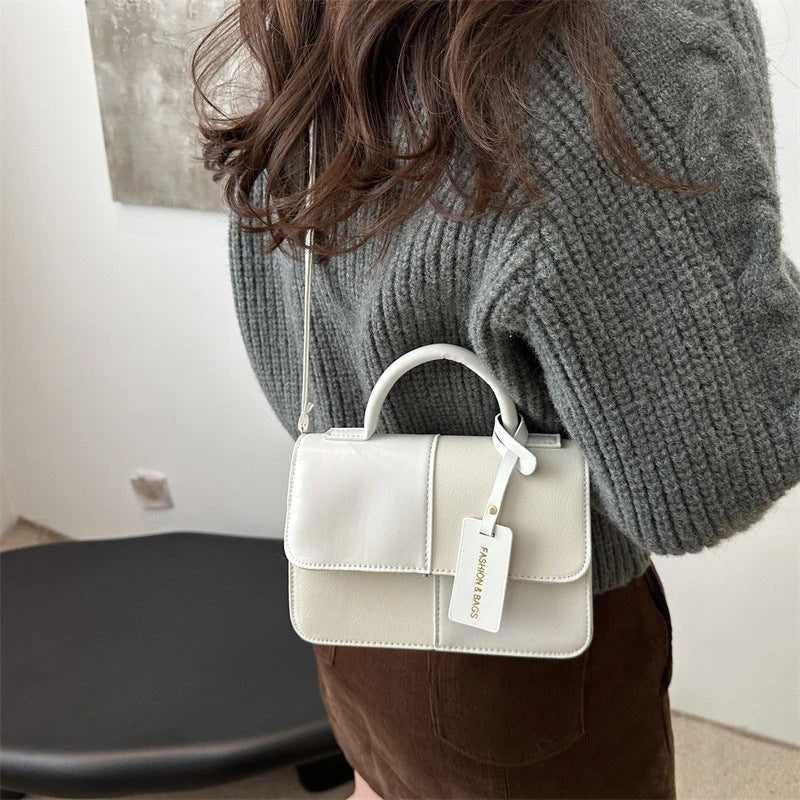 Texturierte Patchwork Tote Bag