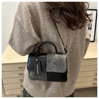 Patchwork Tote Bag Kunstleder