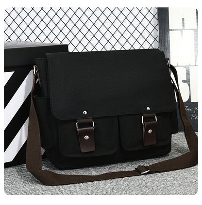 Canvas Messenger Bag Unisex