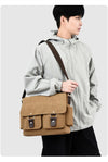 Canvas Messenger Bag — Utility-Stil, Unisex