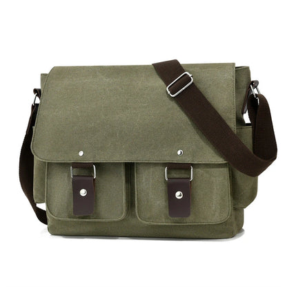 Canvas Messenger Bag Unisex